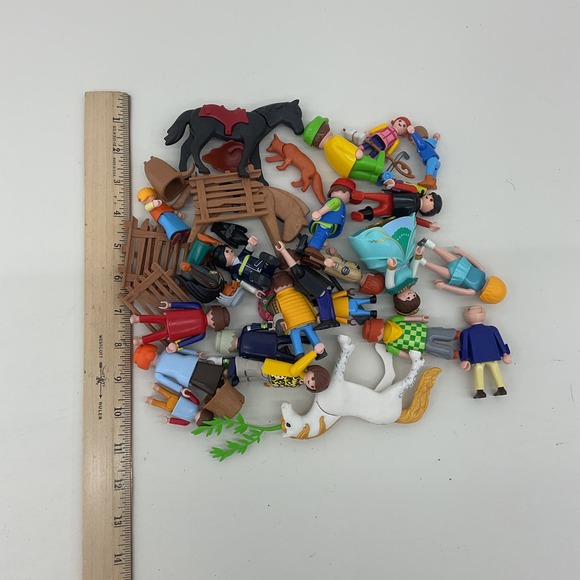 Playmobil Toy Figures Play Set Pieces Accessories Animals Plants Fence Parts - Picture 1 of 4